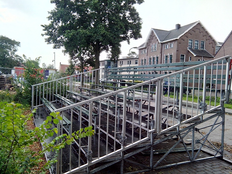 Tribune Station Harderwijk Veilige kijkplek